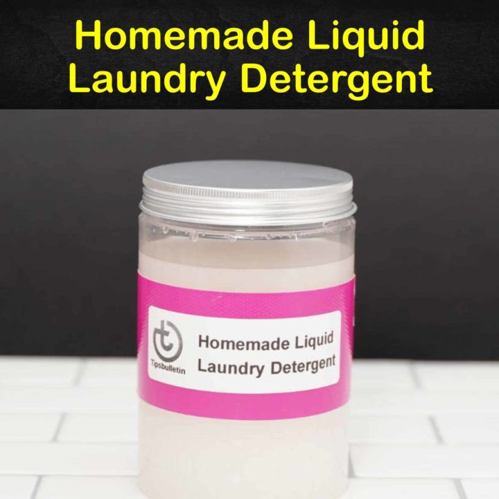 Homemade Liquid Laundry Detergent