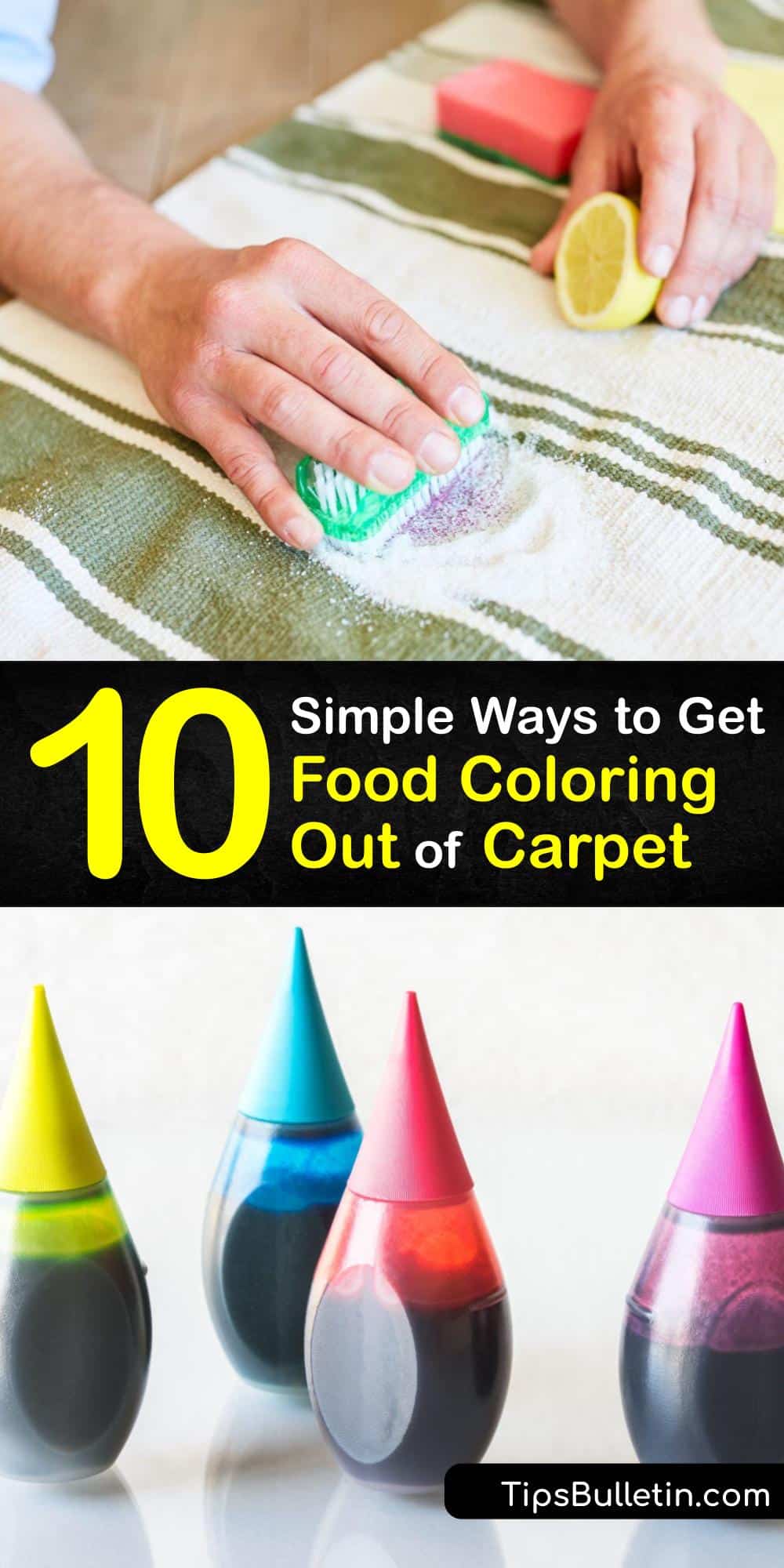 Eliminating Food Dye - Guide for Removing Food Coloring from Carpet