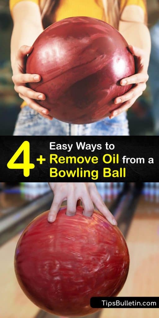 Skip taking your Brunswick bowling ball to the pro shop and instead use these common clean-a-bowling-ball DIY methods to resurface it at home. All you need is some hot water, rubbing alcohol, a microfiber towel, and other cleaning agents to get started. #remove #oil #bowling #ball