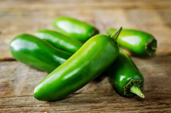 Spicy peppers like jalapenos are ideal for salsa.