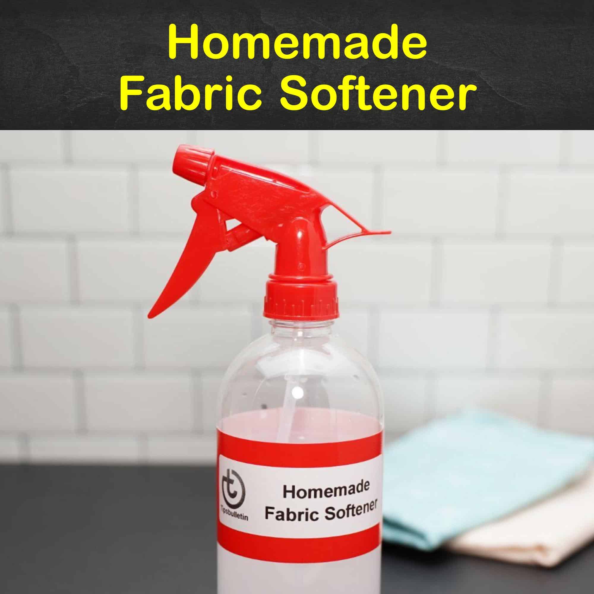 Homemade Fabric Softener