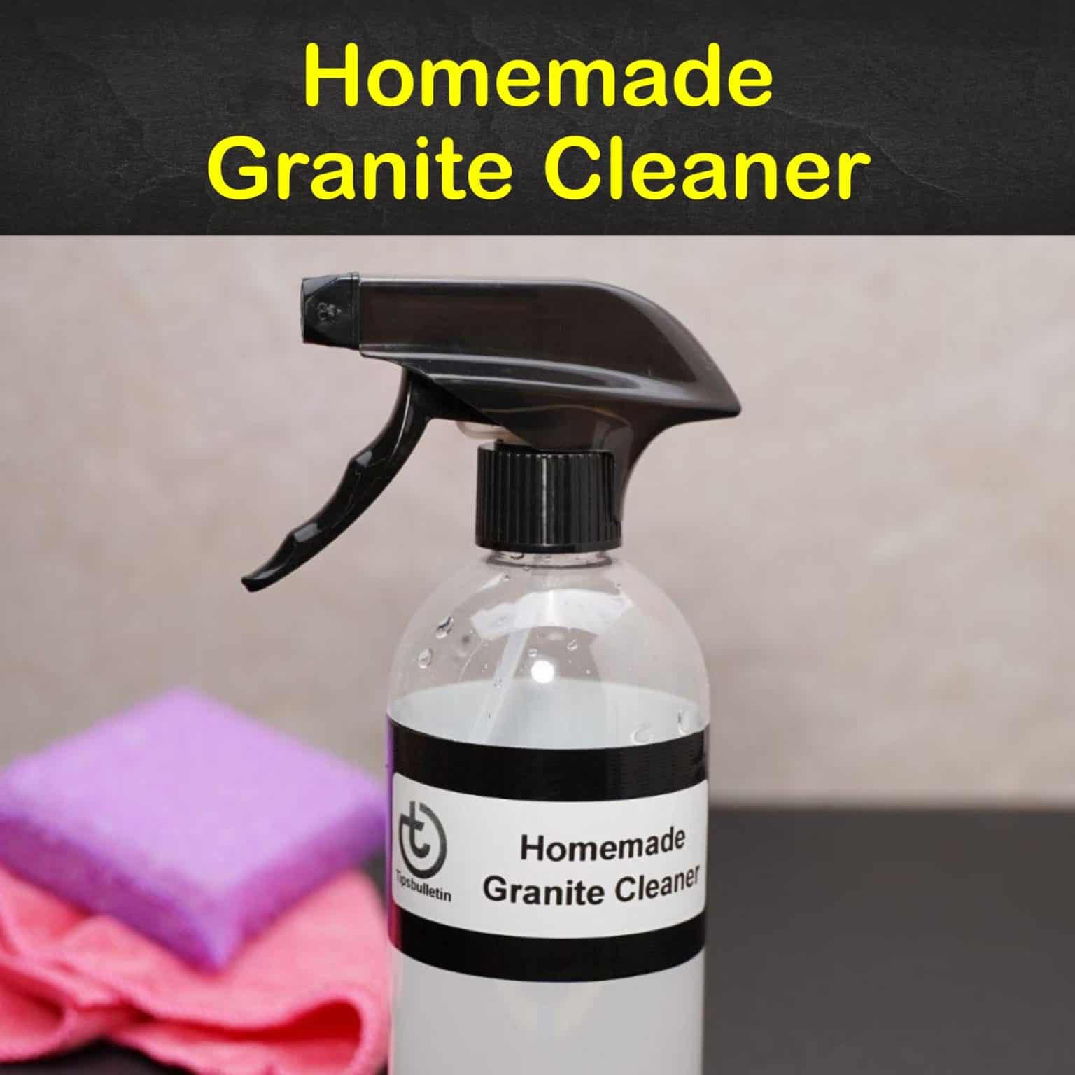 4 EasytoMake DIY Granite Cleaner Recipes