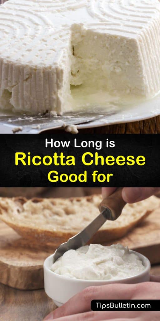 Ricotta is an Italian whey cheese with smaller curds than cottage cheese. Like all dairy products, ricotta doesn’t last for very long past its expiration date and can’t sit out at room temperature. Hard cheeses like Parmesan last longer. #ricotta #cheese #fresh