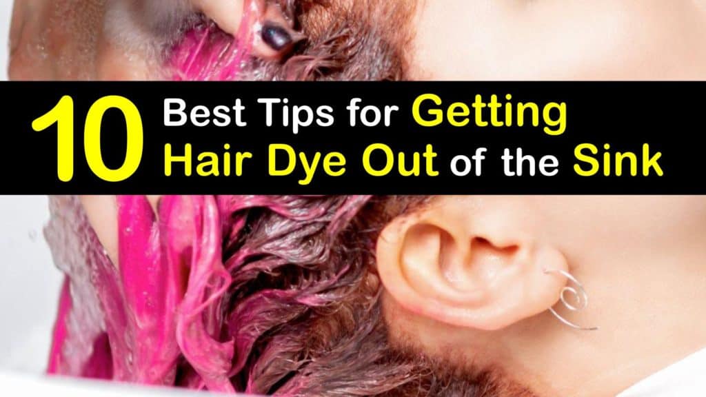 How to Get Hair Dye off Your Sink titleimg1