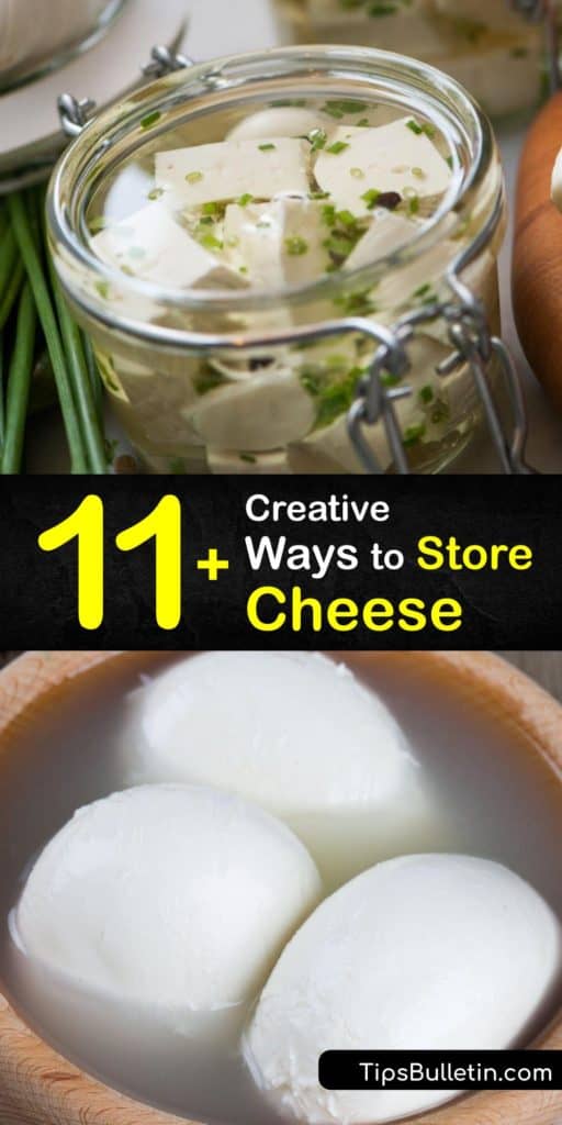 Store a wide range of soft and hard cheeses without jeopardizing the texture. From parmesan to blue cheese, and from brie to mozzarella, these cheeses can all be wrapped in wax paper or parchment paper instead of a plastic bag to extend their shelf life. #howto #storage #cheese