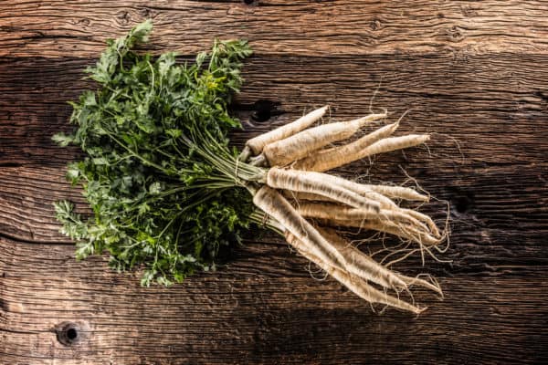 Parsnips are cool-weather root veggies.