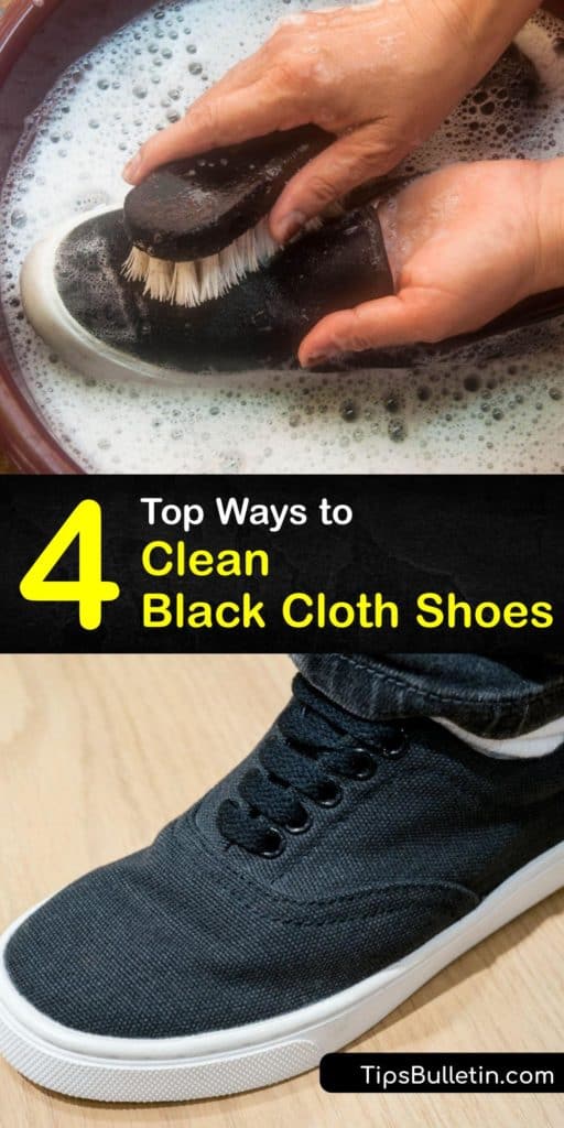 Try these home remedies for cleaning your black leather shoe, fabric shoes, white shoes, or canvas shoes. Learn how to use ingredients like laundry detergent and shoe polish to remove a salt stain, and how to buff suede with a suede brush. #clean #black #fabric #shoes