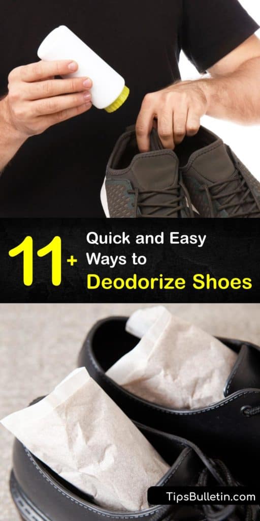 No one likes smelly feet, and walking around with bad foot odor is embarrassing. Learn how to get rid of an unpleasant odor in a smelly shoe using kitty litter, coffee grounds, baking soda, and more, and ways to clean odor-causing bacteria in a stinky shoe. #howto #deodorize #stinky #shoes