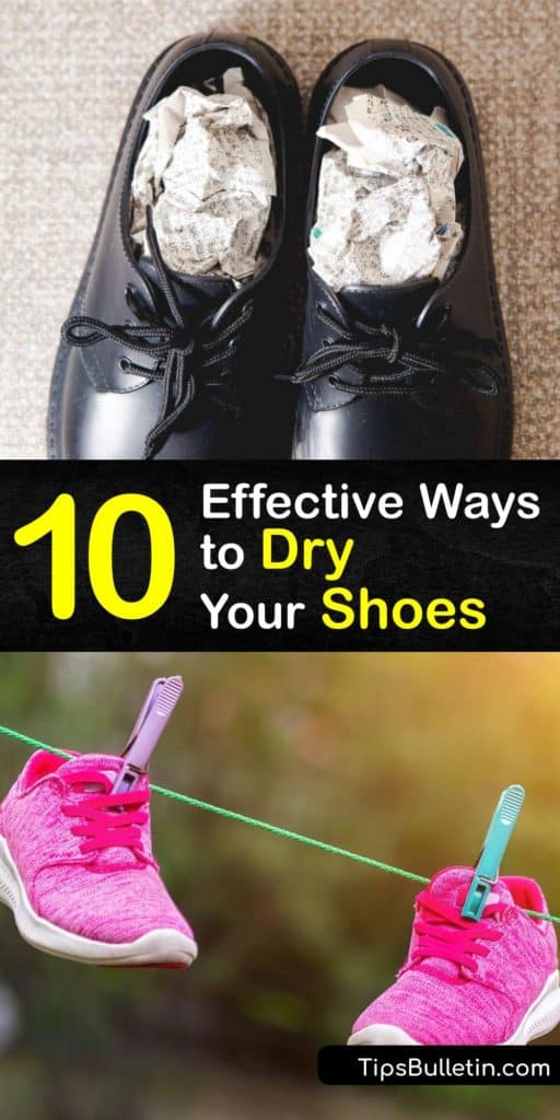 After washing work boots and shoes, you're faced with the decision on how to dry them. Learn how to properly dry hiking boots using a boot dryer and strategies to dry wet running shoes and leather shoes. #wet #shoes #dry #boots