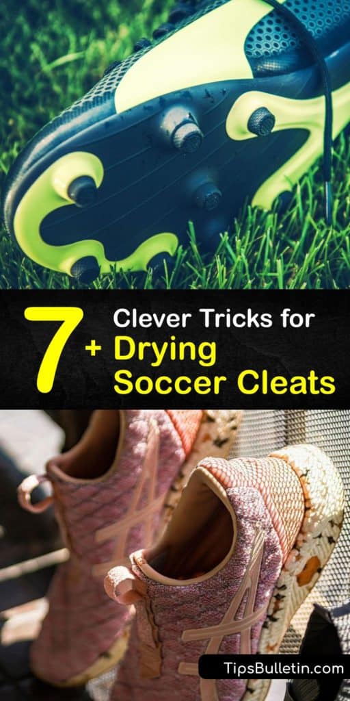 Learn how to dry a football boot or soccer shoe in different ways. Football cleats get wet on the outside from damp grass and damp on the inside from sweat, and they are easy to dry with a hair dryer. However, a leather cleat requires special attention. #howto #dry #cleats #soccer