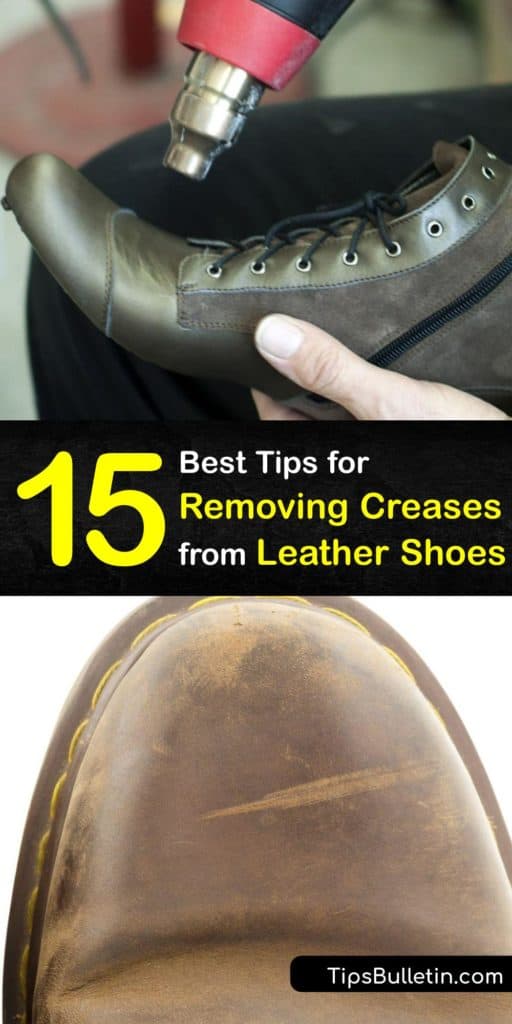 Are you ready to prevent shoe creasing with these tips for proper leather shoe care? Learn all about leather oil, leather conditioner, shoe polish, and how to use a cedar shoe tree. Preserve your favorite dress shoes for years to come with this amazing information. #remove #creases #leather #shoes
