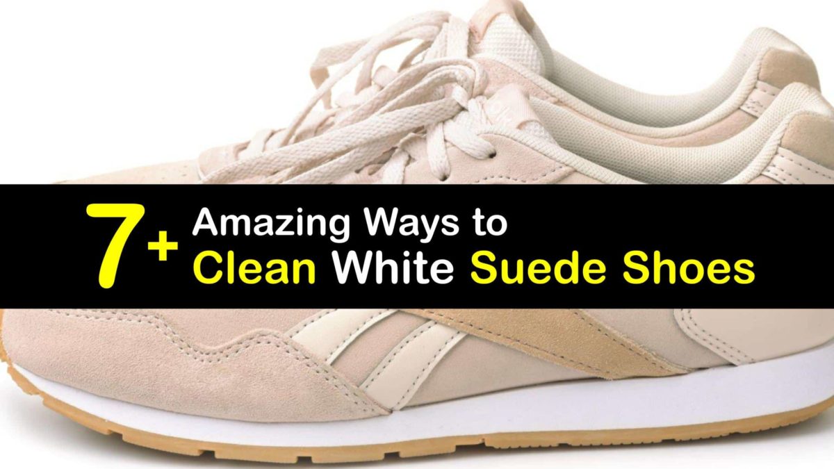 spændende presse rim White Suede Shoe Care - Easy Ways to Clean White Suede Shoes