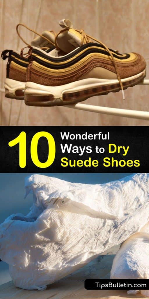 There’s nothing worse than a wet suede shoe, but suede shoes and suede boots don’t have to be a nightmare to maintain. Discover how to use simple tools like a suede eraser, suede brush, and suede protector to waterproof and prolong the life of your suede. #dry #suede #shoes