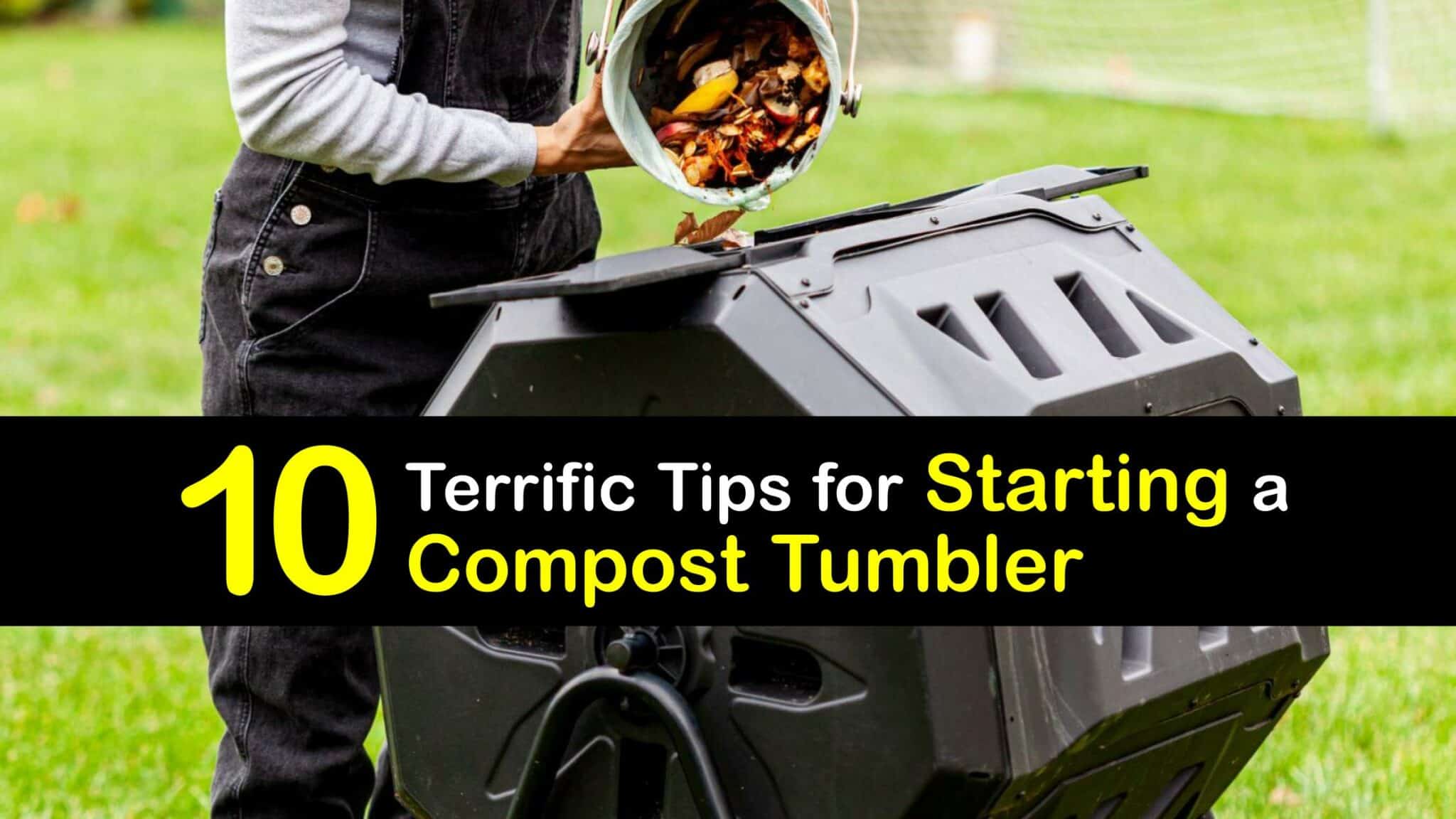 Composting in a Tumbler Fantastic Compost Tips