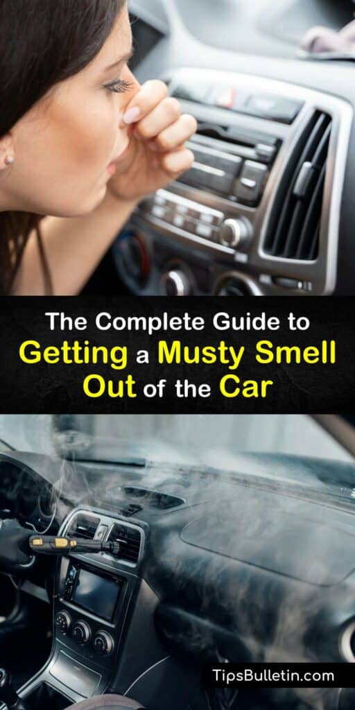 Discover ways to get a musty smell out of a car by cleaning the car interior and using odor absorbers and an air freshener. Mildew emits a bad smell - it may be from the car AC or damp carpet and upholstery. It’s easy to eliminate with proper maintenance. #remove #musty #smell #car