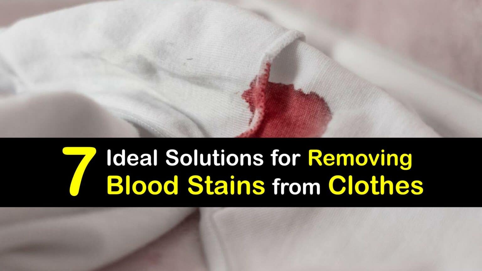 Bloody Clothing Stains Fast Tips for Removing Blood from Clothes