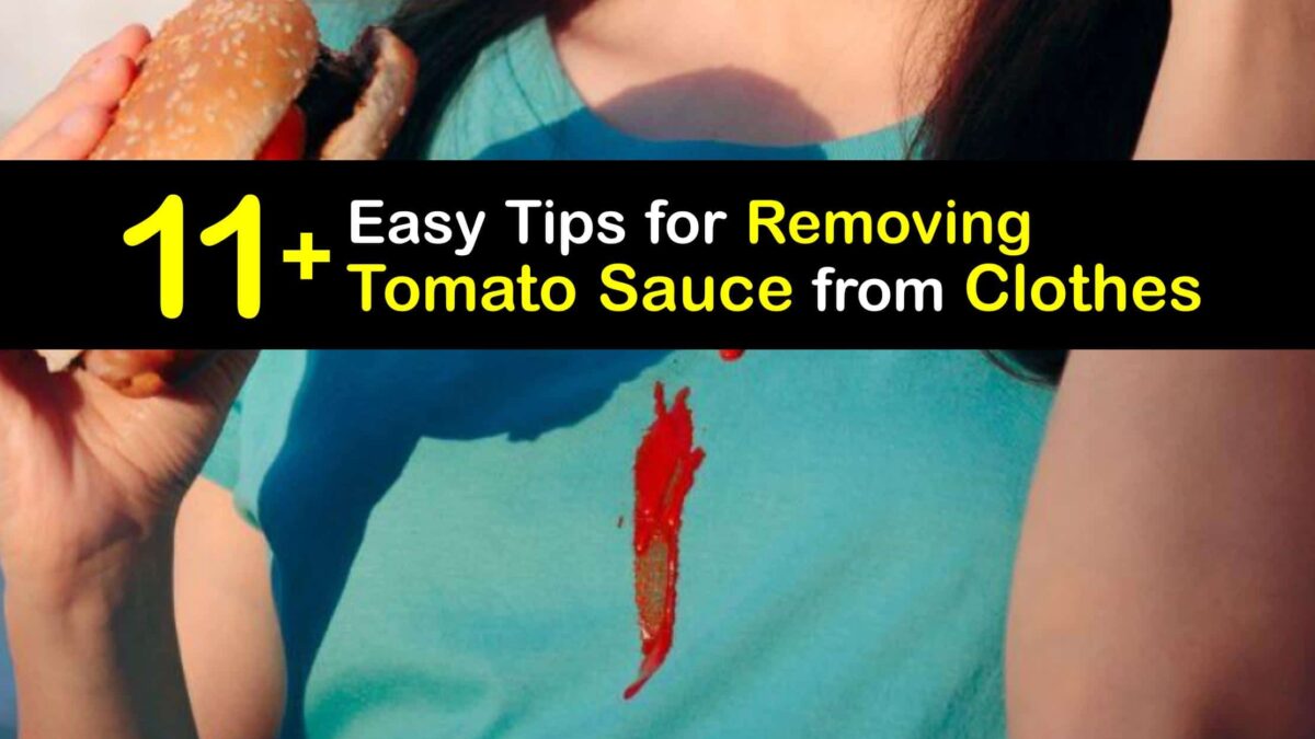 Tomato Sauce Stains Removing Marinara Sauce from Clothes