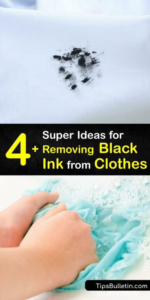 Learn how to level up your ink stain removal game. We have fantastic tutorials for how to use simple items like rubbing alcohol, laundry detergent, and hand sanitizer to fight ink stains on clothes. It’s time to rescue those ink-stained items in the closet. #remove #ink #black #clothes