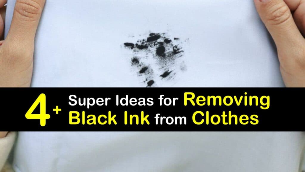 Black Ink Stain Care - Tips for Removing Black Ink from Clothing