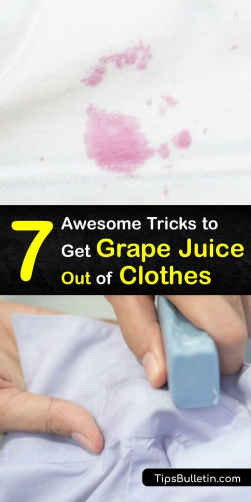 Say goodbye to fruit juice stains forever. Learn how to eliminate a juice stain with simple pantry ingredients like lemon juice, white vinegar, and baking soda. Grape juice, Kool Aid stain, wine, coffee; you name it, we’ll help you clean it. #remove #grape #juice #clothing