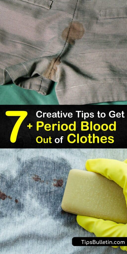 It’s time to stop struggling with a period blood stain. Discover how to clean clothing and sheets with these amazing stain removal tips. Learn how to get rid of old blood stains, use cold water correctly, and make a DIY enzyme cleaner for period blood. #clean #period #blood #clothes