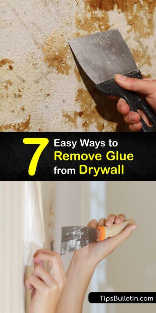 Are you struggling with glue residue from construction adhesive, wallpaper, or wood paneling? Discover how to rid your wall of residue with our adhesive remover tips and tricks. Say goodbye to glue, and get your home renovation project back on track. #remove #glue #drywall