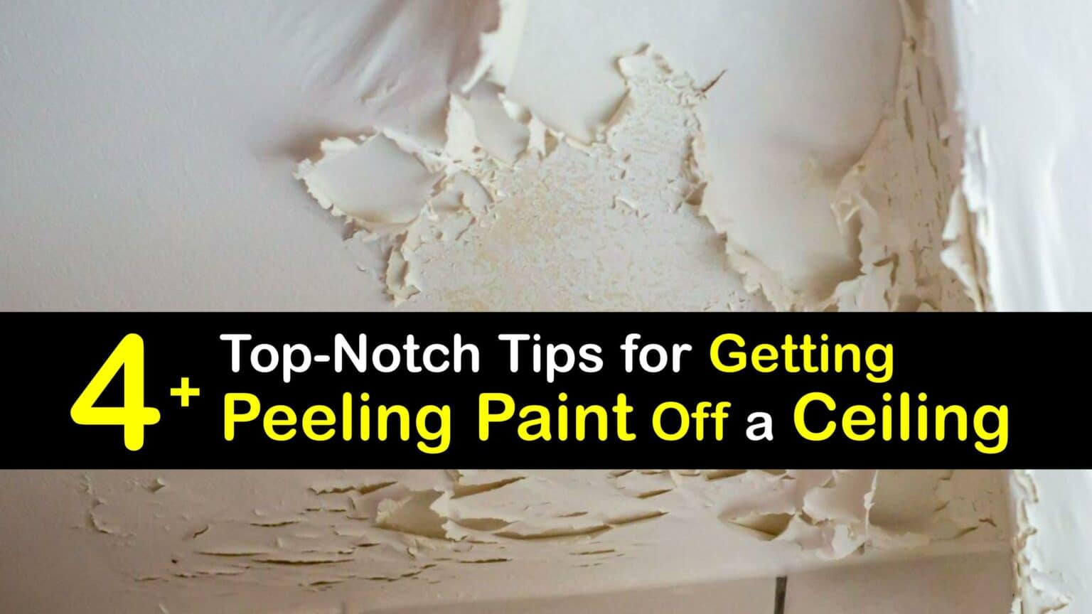 Eliminate Peeling Paint Removing Flaky Paint from the Ceiling