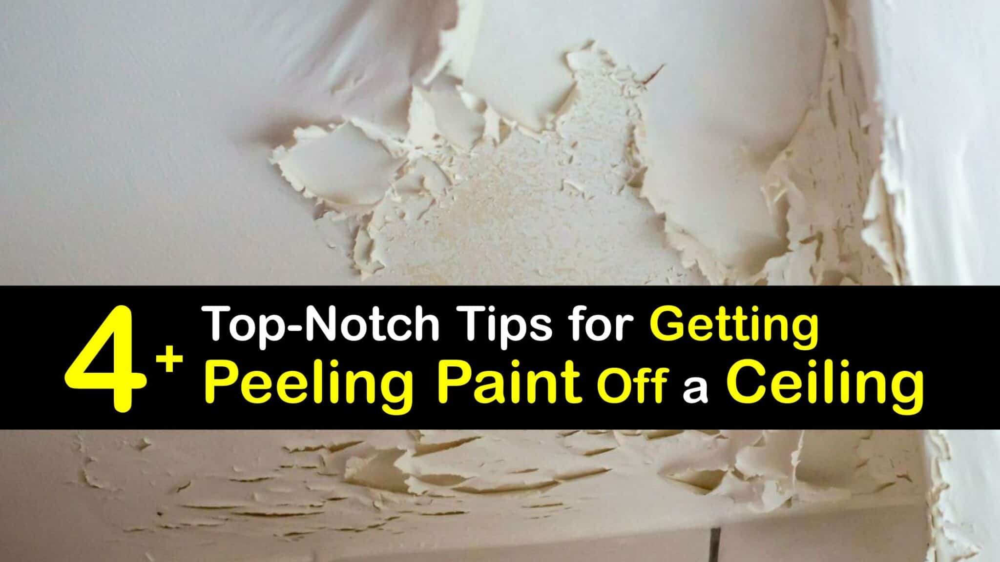 Eliminate Peeling Paint Removing Flaky Paint from the Ceiling