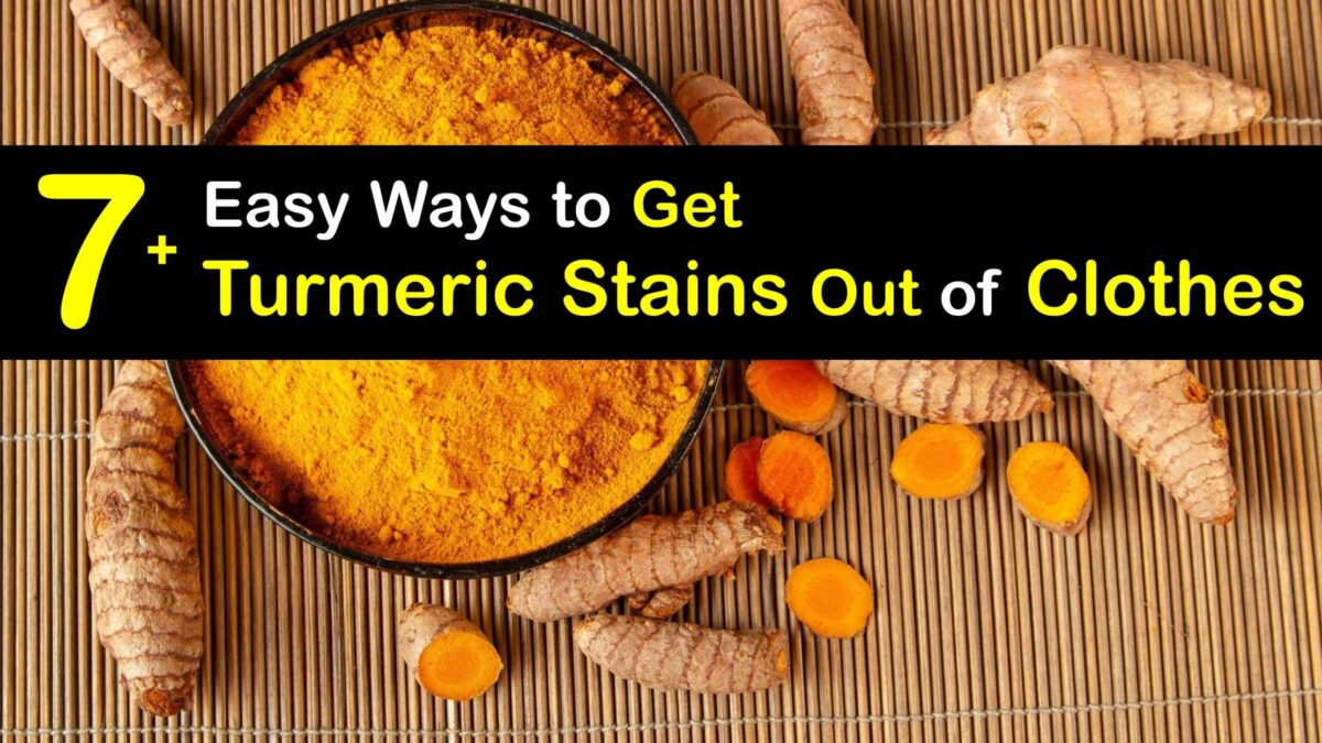 Turmeric Stain Care Clever Ways to Get Turmeric Out of Clothes