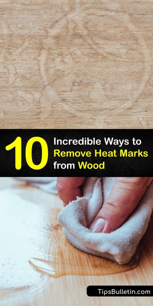 Learn how to save your favorite oak furniture from heat marks and the dreaded white heat stain. We have terrific tips to help remove water stains, too. Discover how to restore your furniture to its former glory with simple, inexpensive solutions. #remove #heat #marks #wood