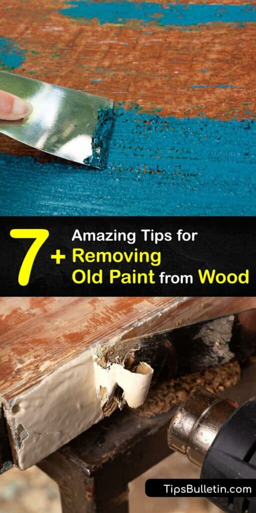 Removing paint from a hardwood floor can be tricky and time-consuming without proper preparation and supplies. Learn different ways to remove acrylic paint from wood and the benefits of using a heat gun versus a traditional paint stripper. #remove #paint #wood #old