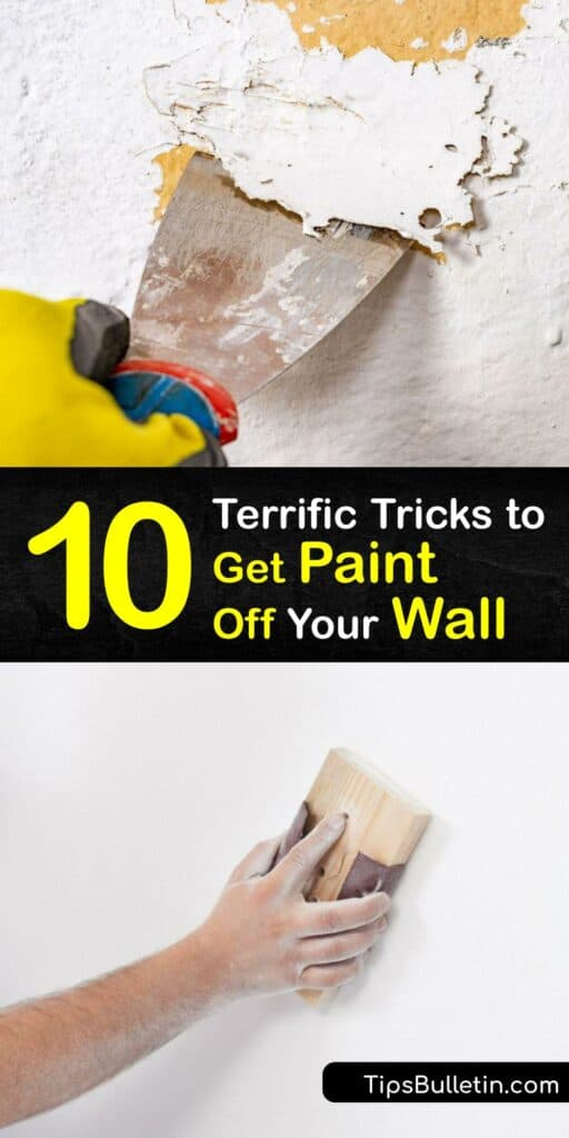 Removing paint marks from a plaster wall or a painted wall can seem challenging. Whether you’re repairing old paint, or removing latex paint to recolor, the right paint stripper helps. Try nail polish remover, dish soap, your power washer, and more for stripping paint easily. #remove #paint #walls