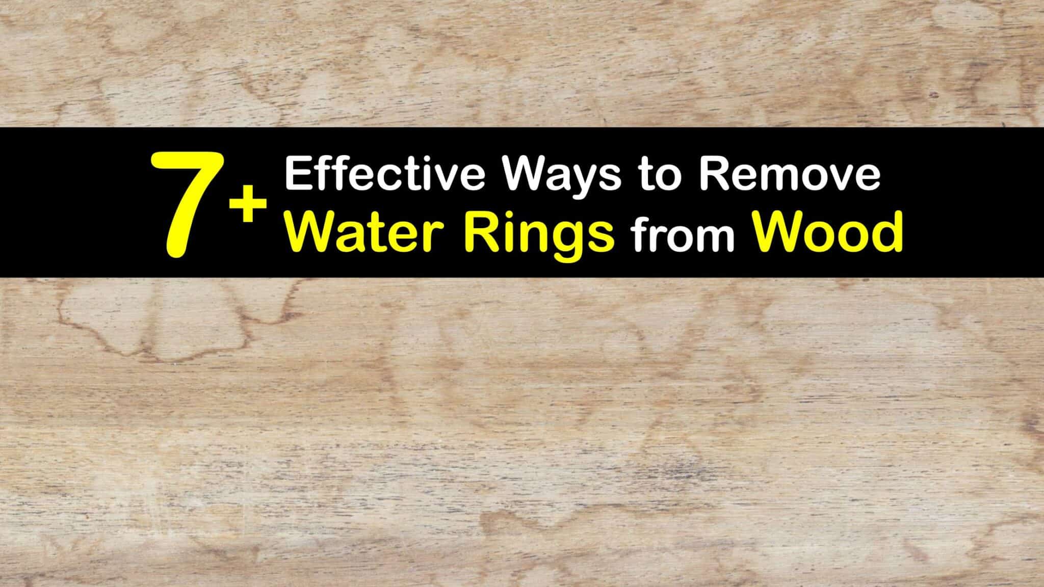 Water Ring Care - Guide for Getting Water Marks Out of Wood