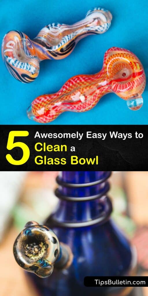 Discover how to clean glass pipes to remove tar and resin buildup. It’s easy to clean a hand pipe with warm water, baking soda, salt, and rubbing alcohol, and a pipe cleaner clears the bowl and pipe from lingering gunk. #howto #clean #glass #bowl