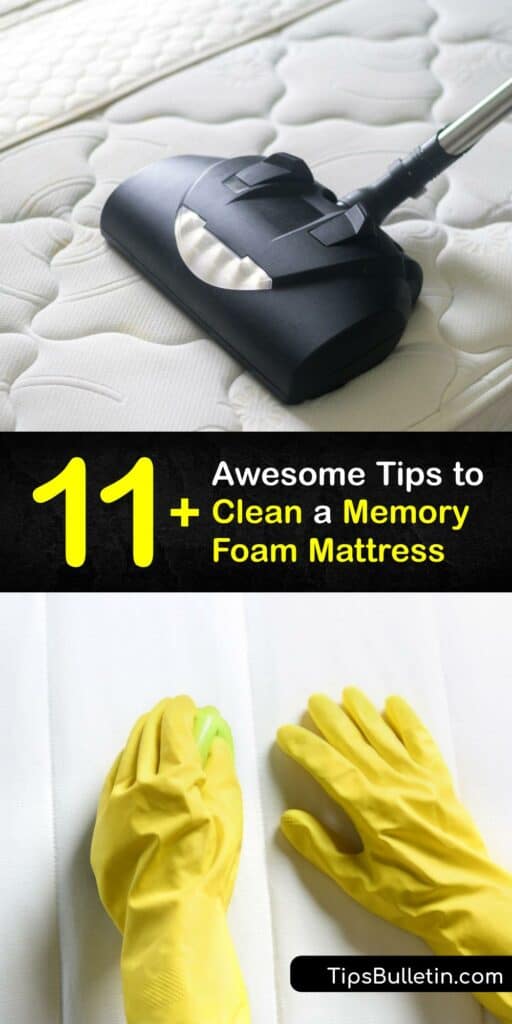 This guide is for you if you have a memory foam mattress topper or a collection of memory foam mattresses. Learn how to care for and clean memory foam with simple things like baking soda, dish soap, and hydrogen peroxide. Start your foam mattress care today! #clean #memory #foam #mattress