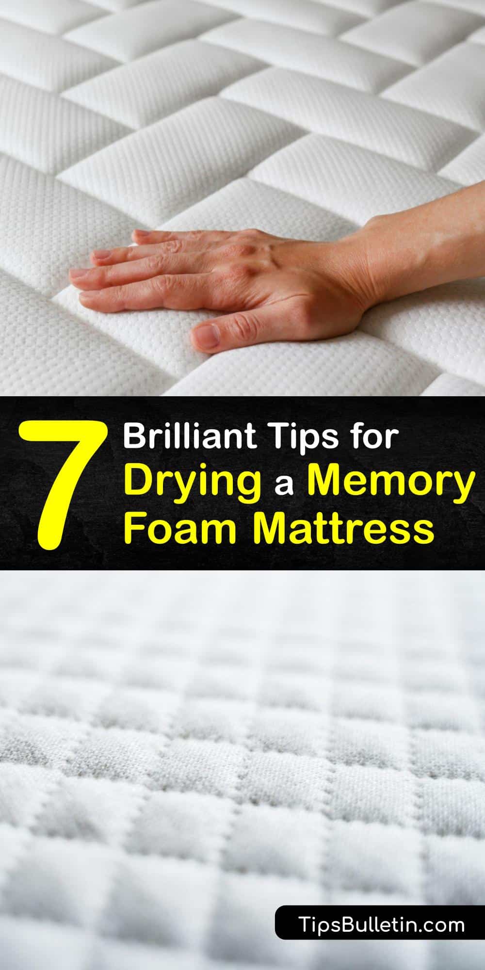 Drying Memory Foam Ways to Get Water Out of a Foam Mattress