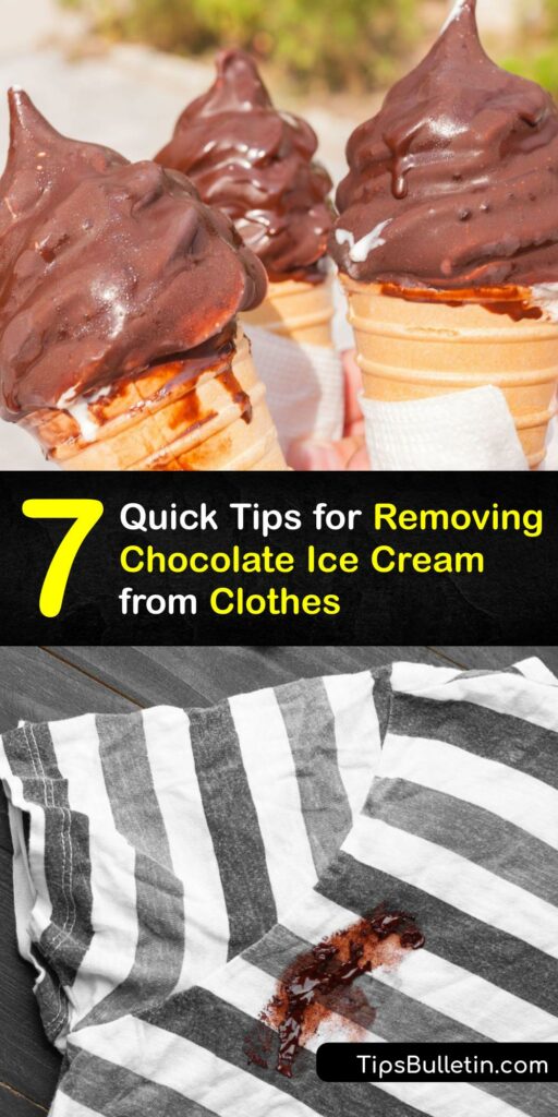 If you love ice cream, you need tips for ice cream stain removal. Learn how to make a versatile stain remover from ingredients like laundry detergent and vinegar. You’ll be amazed at how easy it is to remove chocolate ice cream from clothing. #remove #chocolate #ice #cream #clothing