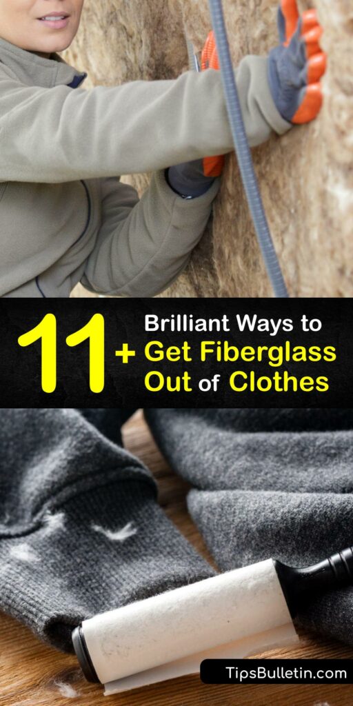 Learn how to get fiberglass particles out of clothes safely in a few simple steps. Removing fiberglass is not as easy as simply brushing away the glass fiber since the fiber travels through the air, causing fiberglass contamination on other surfaces. #howto #remove #fiberglass #clothes
