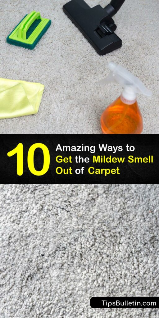 Learn ways to remove mildew odor from carpets using simple and effective methods. Mildew and mold grow quickly on wet carpet and carpet padding, which leads to an unpleasant musty smell. It’s easy to remove with vinegar, baking soda, and hydrogen peroxide. #howto #remove #mildew #carpet