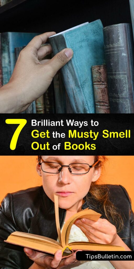 Discover how to remove a mildew smell from an old book with safe and effective methods. It’s easy to get a mildew odor out of a book with a dryer sheet, baking soda, cornstarch, and other odor absorbers and prevent the smell from returning. #howto #remove #musty #book #smell