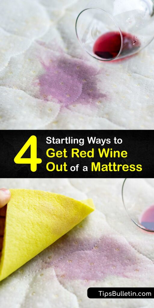 Discover how to get a red wine stain out of a mattress with cold water, vinegar, hydrogen peroxide, and other cleaners. Mattress cleaning is easy if you use the right cleaners for the job and a mattress protector prevents a future mattress stain. #howto #remove #red #wine #out #mattress