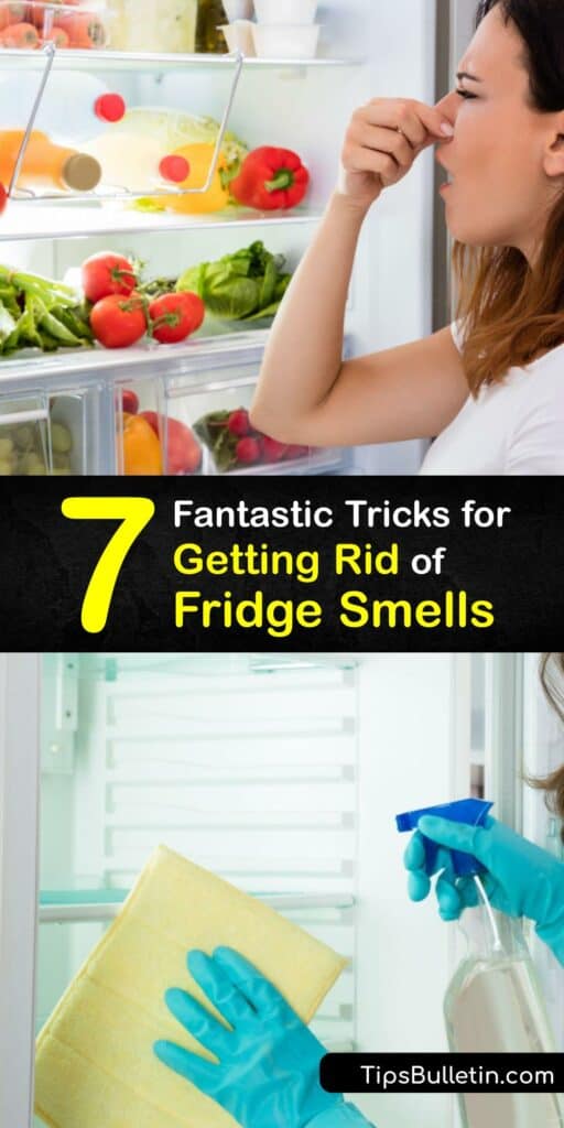 Remove odors and make your fridge smell amazing with simple home remedies made from natural items like essential oils. Use activated charcoal, essential oil bombs, vanilla extract, and baking soda to keep your refrigerator fresh. #make #fridge #smell #good