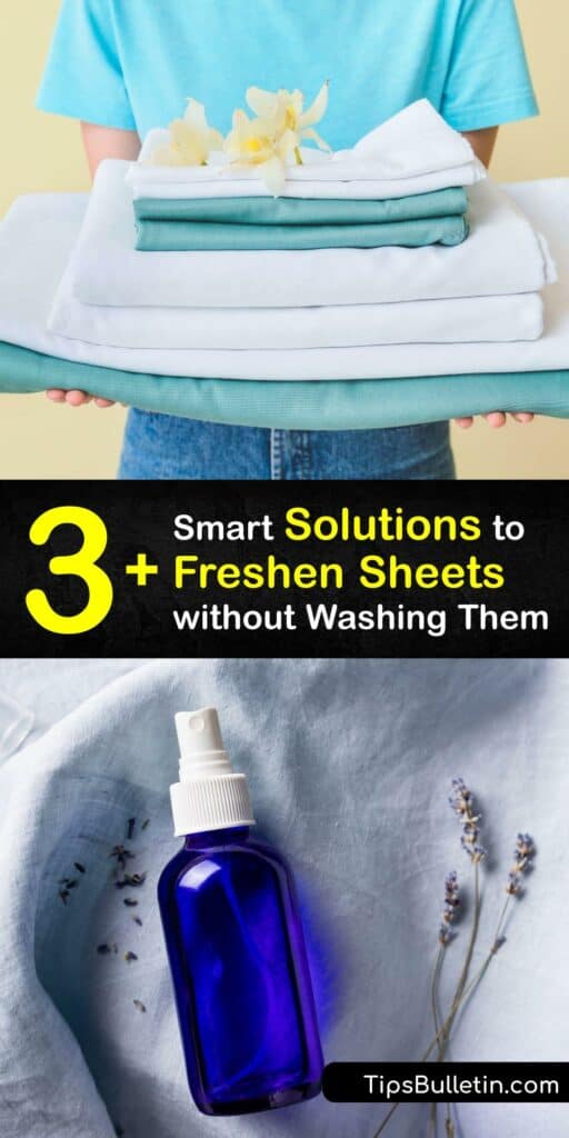 Give your sheets or clothes a "fresh out the washing machine scent." Use DIY essential oil linen and air freshener, homemade fabric softener sheets in the dryer, and essential oils for that clean laundry smell and keep your bed smelling fresh. #make #sheets #smell #good