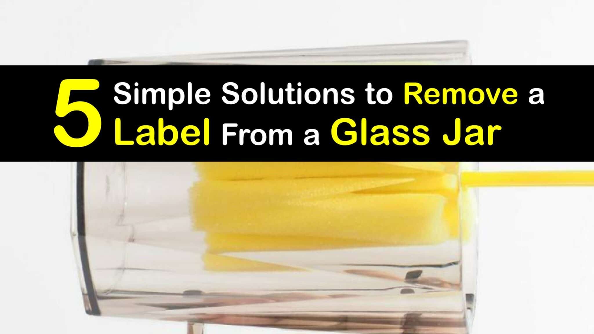 Remove Printed Labels Easy Guide to Getting Labels Off Glass