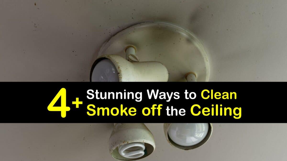 Smoke Removal Guide to Cleaning Smoke on the Ceiling