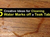 How to Get Water Marks off a Teak Table titleimg1