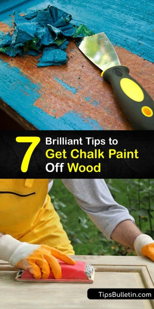 Annie Sloan chalk paint is extremely popular; many people have chalk marker designs or chalk painted furniture in the house. Removing chalk paint is a little different than latex paint. Learn how in this guide to all things chalkboard paint. #remove #chalk #paint #wood