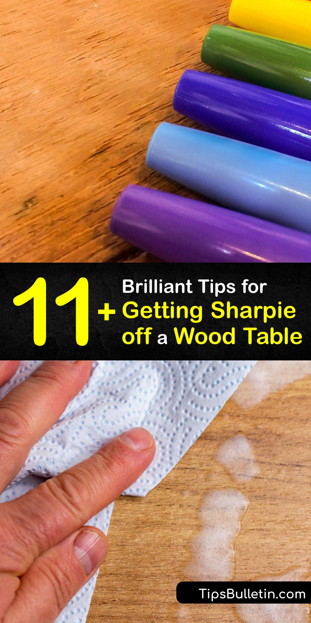 Wood Table Cleaning Easy Guide to Get Sharpie off a Wood Table