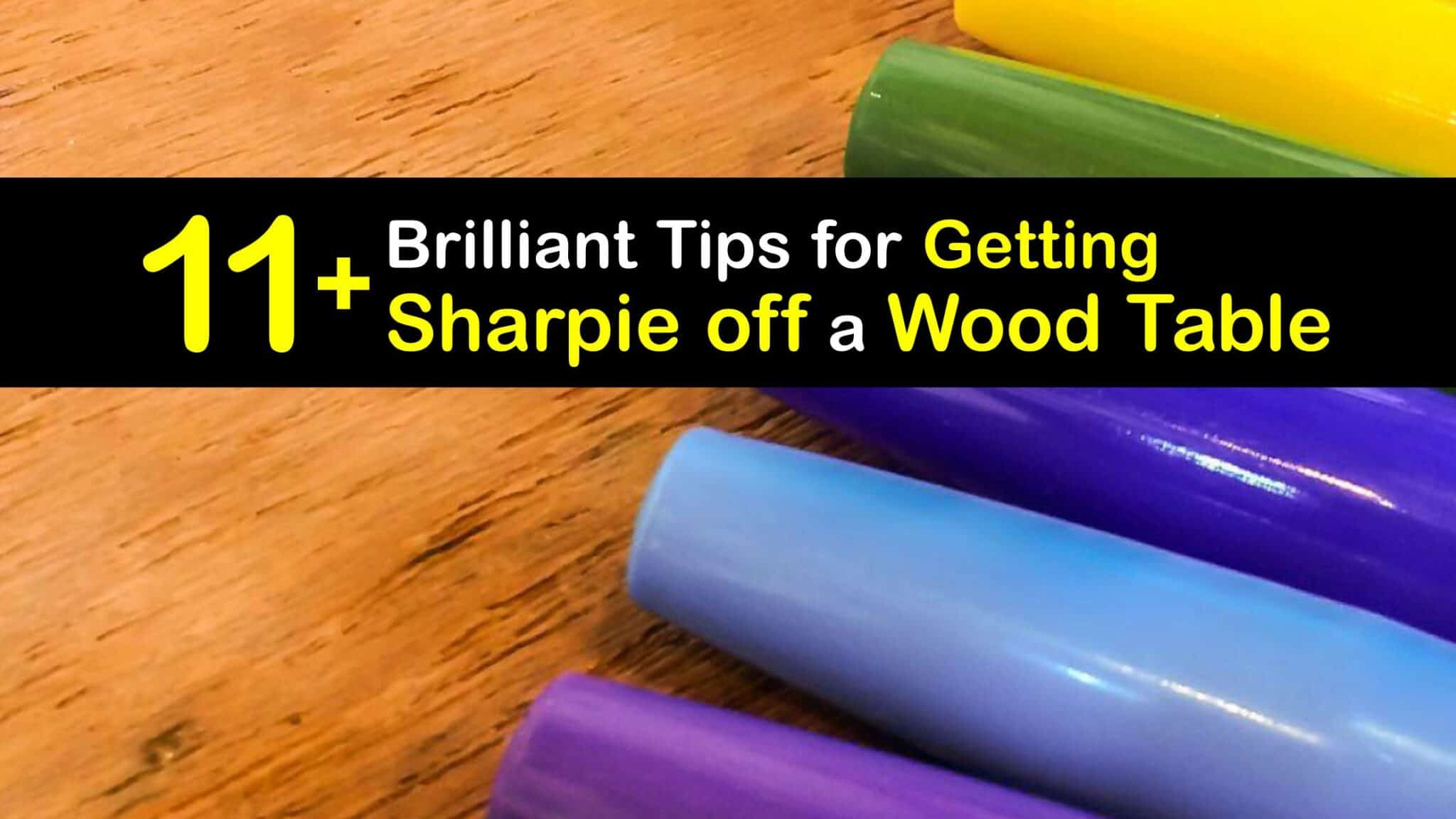 Wood Table Cleaning - Easy Guide to Get Sharpie off a Wood Table