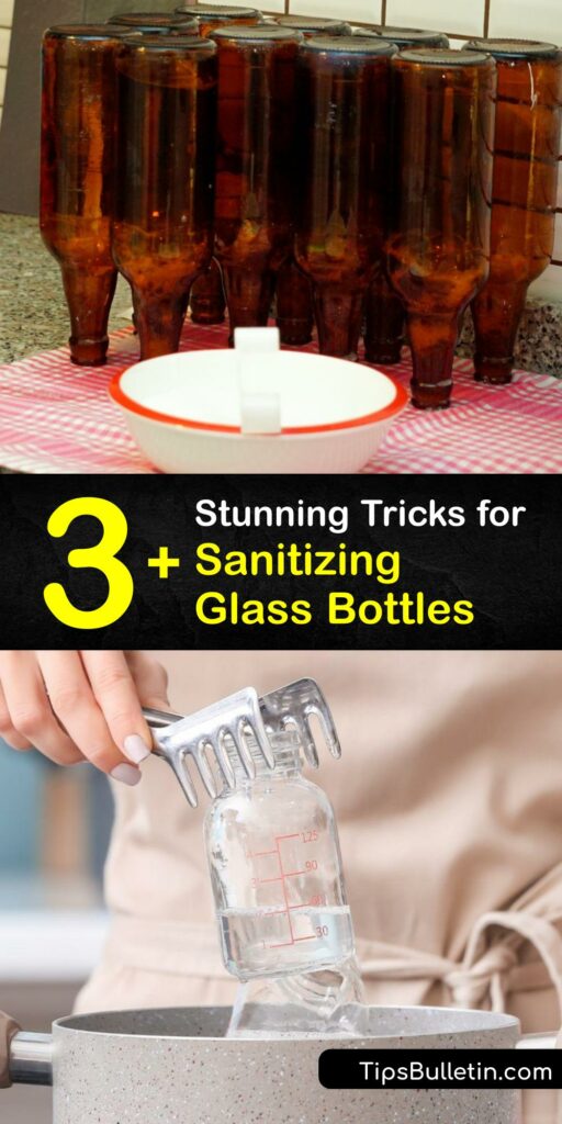 Glass bottles, baby bottles, lids, and even a canning jar must be sterile. When your baby’s bottle or your glass bottle is unsterilized, you risk illness. Sterilising jars or a baby bottle is easy with boiling water, white vinegar, or bleach. #how #sanitize #glass #bottles
